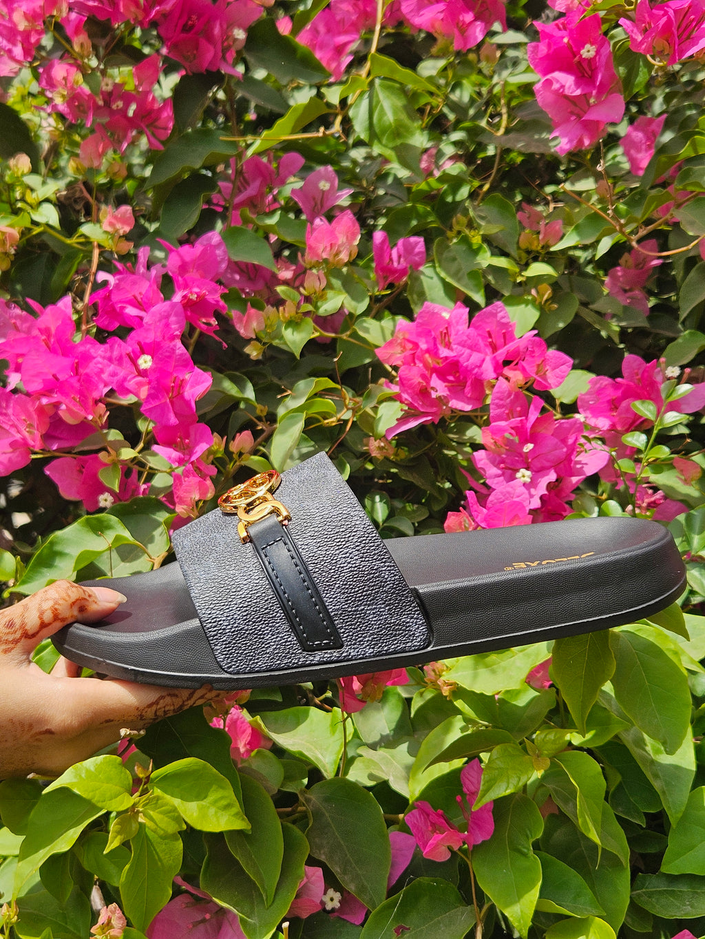Flora Charm Slides by - Foot Flex