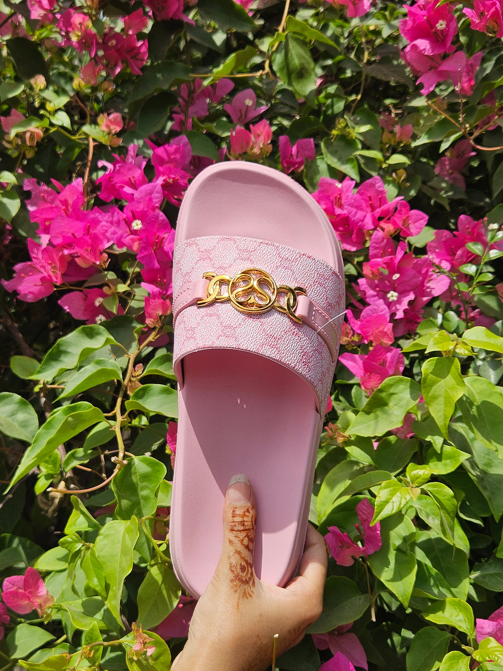 Flora Charm Slides by - Foot Flex